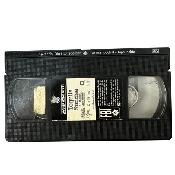 Tequila Sunrise VHS 1988 Warner Home Video Movie Format R Unrated Dolby Surround - Picture 1 of 7